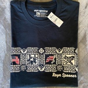 Men’s 100% cotton navy blue T-shirt size L